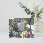 De Collage van de Berg van de steen, de Berg van Briefkaart (Staand voorkant)