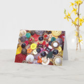 De Collage van de Button met de Honden van Scottie Kaart (Gele Bloem)