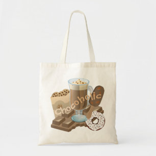 De Collage van de Chocolade van Chocoholic Tote Bag