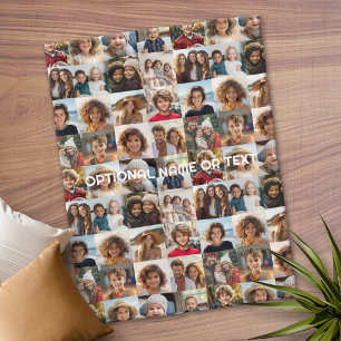 De Collage van de Foto van Instagram - tot 16 Fleece Deken