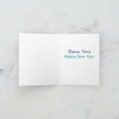 De Collage van Hashana van Rosh Feestdagen Kaart (Binnen)