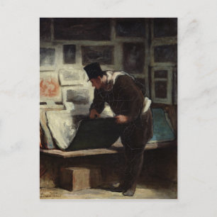 De "Collector of Engravings", c.1860-62 Briefkaart