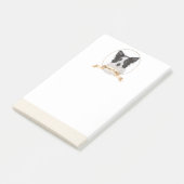 De Collie Post-it van de grens Nota's Post-it® Notes (Schuin)