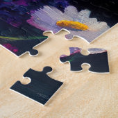 De Collie van de grens op een Paddle: Een Schilder Legpuzzel (Zijkant)