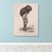De Collier Canvas Afdruk (Insitu (Houten vloer))