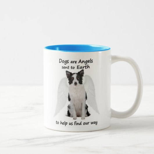 De Collies van de grens zijn Angels Mok (Rechts)