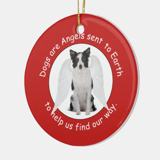 De Collies van de grens zijn Angels Ornament (Links)
