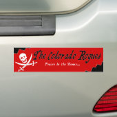 De Colorado Rogues Bumpersticker (Op auto)
