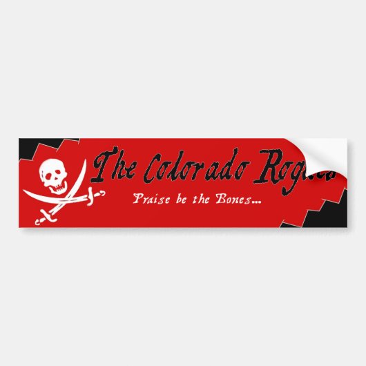 De Colorado Rogues Bumpersticker (Voorkant)