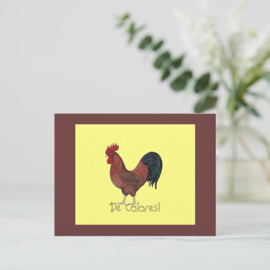 De Colores ! Carte postale (Debout devant)