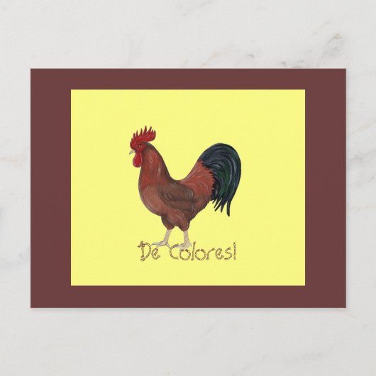 De Colores ! Carte postale (Devant)
