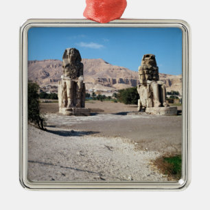 De Colossi van Memnon, beelden van Amenhotep Metalen Ornament