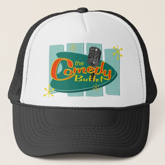 De Comedy Buffet Trucker Hat Pet (Voorkant)