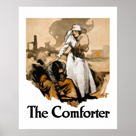 De Comforter — Rode Kruis Poster (Voorkant)