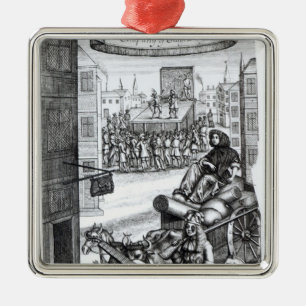 De Comical Romance" van Paul Scarron Metalen Ornament