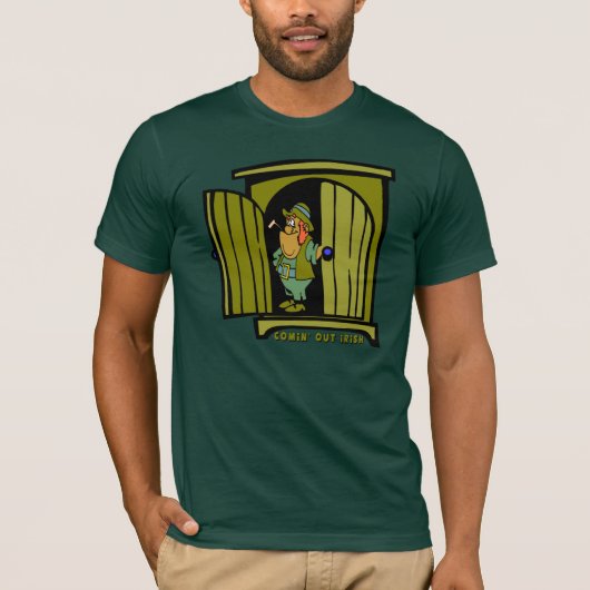 De Comin T-shirt irlandais (Devant)