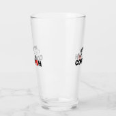 De Commish 16 oz Pint Bierglas Glas (Links)