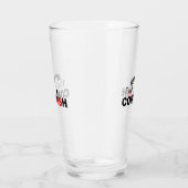 De Commish 16 oz Pint Bierglas Glas (Rechts)