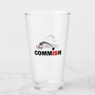 De Commish 16 oz Pint Bierglas Glas