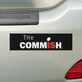 De Commish Fantasy Football Bumpersticker (Op auto)