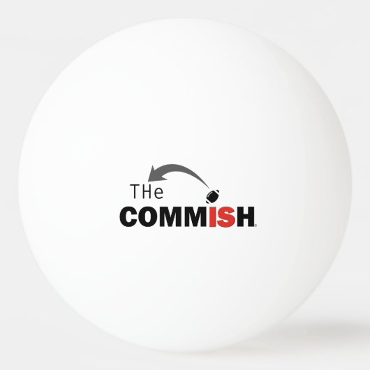De Commish Ping Pong Ball (Voorkant)