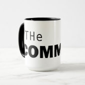 De Commission Coffee Mok Cup Wrapped Logo (Voorkant links)