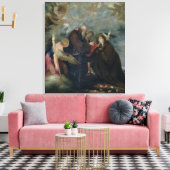 De Commune van St. Roos van Viterbo (de Maagd) Canvas Afdruk (Insitu (Woonkamer))