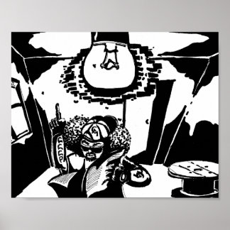 De Communistische Hoek Noir Poster