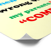 De computer de schuld geven, ik ben de Culprit, de Poster (Hoek)