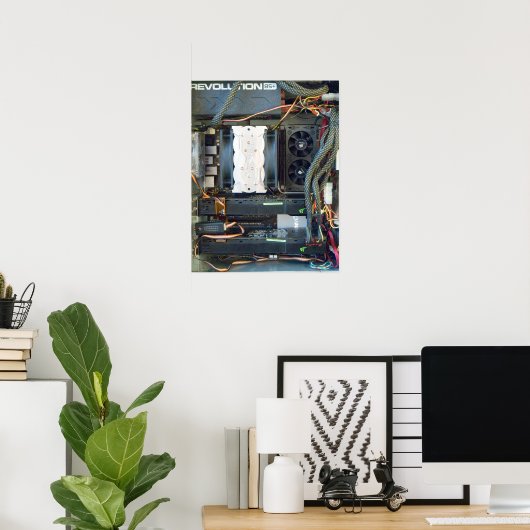 De computerapparatuur poster (Thuiskantoor)