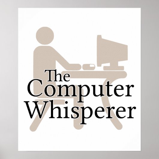 De computerluidspreker poster (Voorkant)