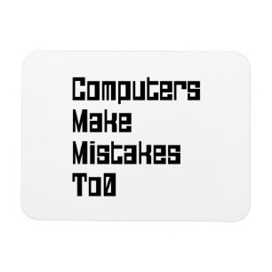 De computers maken fouten aan0 magneet