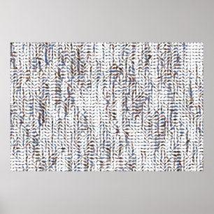 De conceptuele achtergrond verlaat tekeningspatroo poster