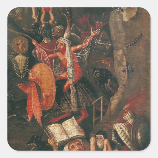 De conclusie vierkante sticker (Voorkant)