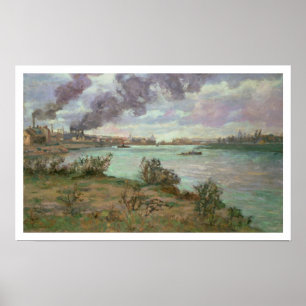 De conferentie van de Seine en de Marne in Ivry Poster