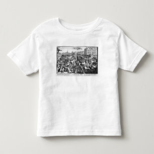 De congestie in Parijs Kinder Shirts