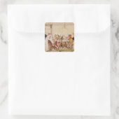 De Conjuror Vierkante Sticker (Tas)