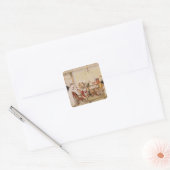 De Conjuror Vierkante Sticker (Envelop)