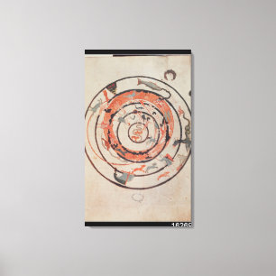 De constellaties van "Les Phenomenes" Canvas Afdruk