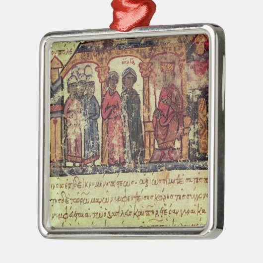 De    conversie van Olga Metalen Ornament (Links)