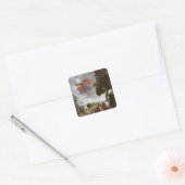 De conversie van St. Augustinus, c.1663 Vierkante Sticker (Envelop)