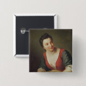 De Cook Vierkante Button 5,1 Cm (Voorkant /achterkant)