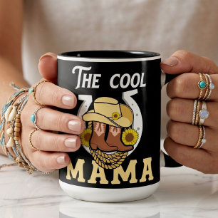 De Cool Mama Westerse Moederdag Uniek Tweekleurige Koffiemok