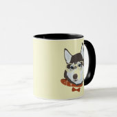 De Cool Siberian Husky Dog Mok (Voorkant rechts)