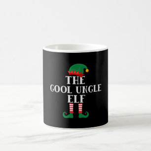 De coole oom Elf Funny Kerstmis Koffiemok