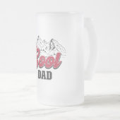 De coole vader Frosted Beer Mok (Voorkant rechts)