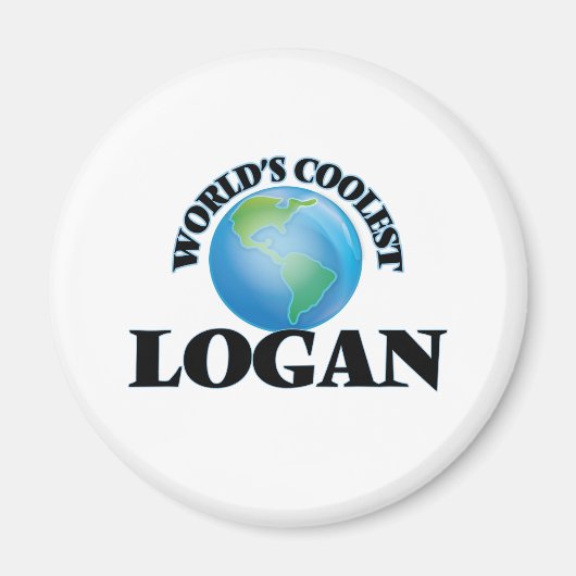 De coolste Logan ter wereld Magneet (Voorkant)