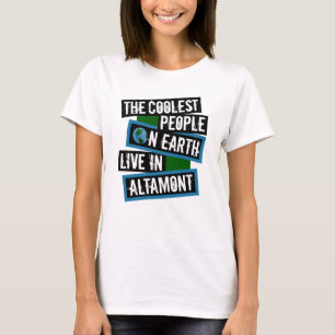 De Coolste Mensen op Aarde Wonen in Altamont T-shirt