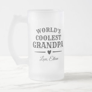 De coolste opa ter wereld Home Bar in stijl Matglas Bierpul