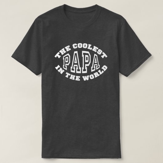 De coolste papa ter wereld t-shirt (Design voorkant)